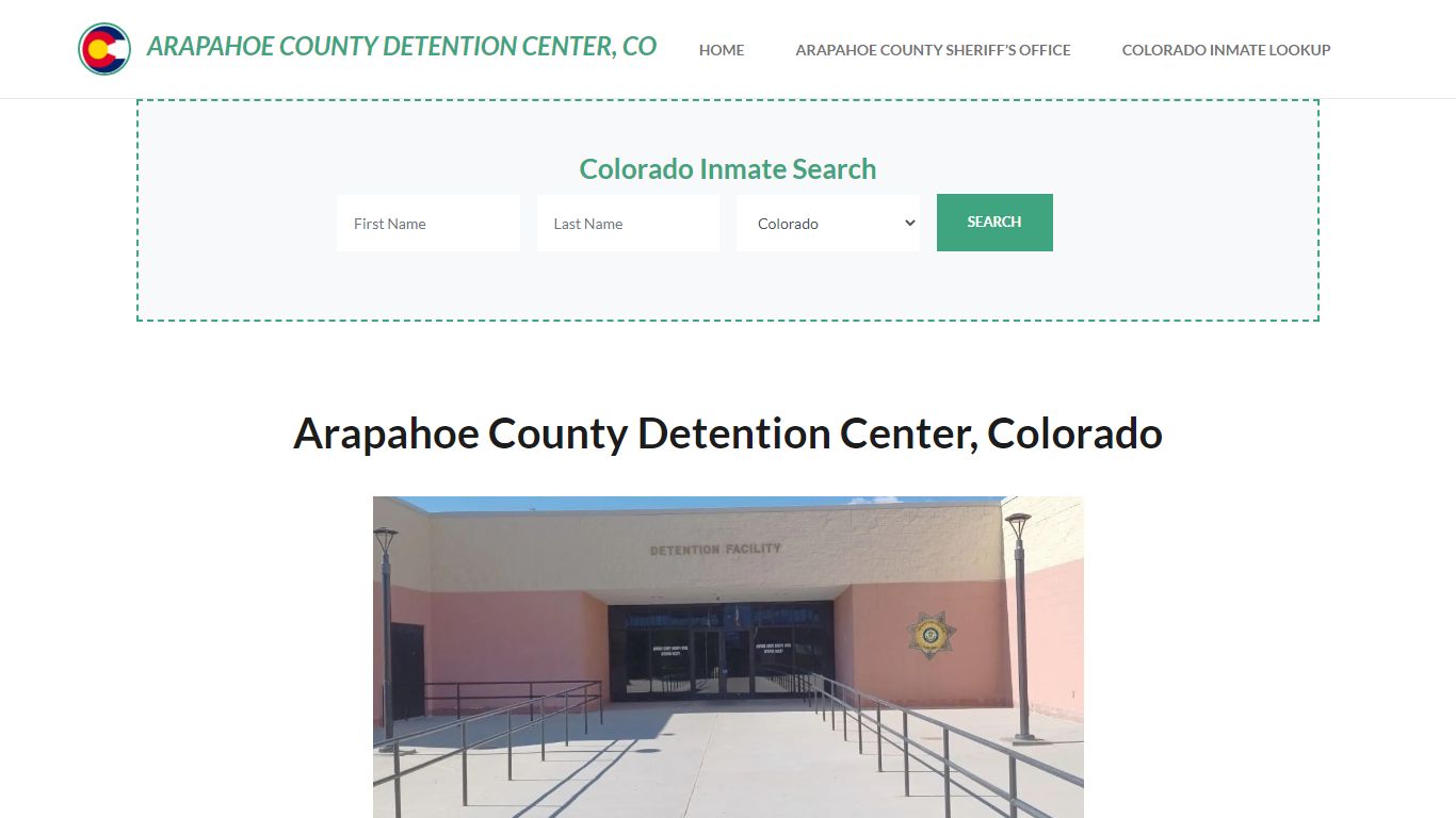 Arapahoe County Detention Center, CO Inmate Roster, Offender Search